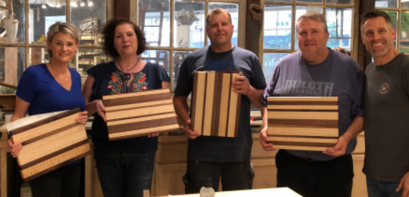 Custom Cutting Board Class with Jeff Devlin Schoolhouse Woodworking